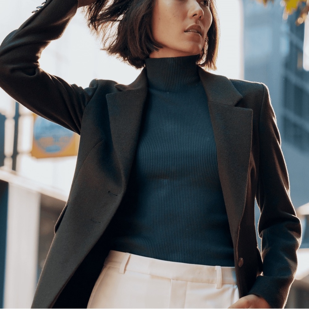 Essenza Made for Tom James Chic Dark Blazer